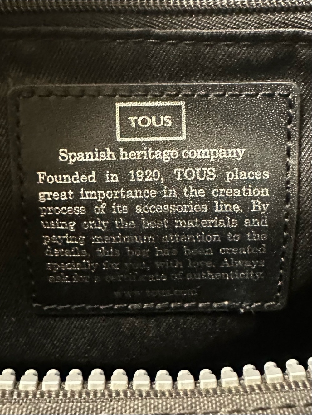 TOUS Kaos Catri Baby / All Purpose Shoulder Bag in Anthracite-Black - Picture 9 of 11